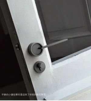 Zinc Alloy Interior timber steel plastic door handles 208