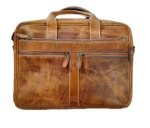 Unisex Leather Laptop Bag