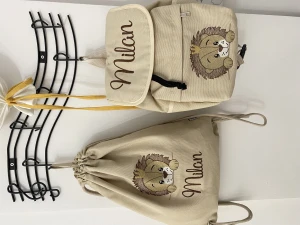 Handmade Personalized Kids Bag Set