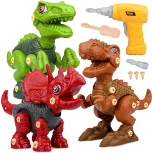 Hot Sale Assembly Dinosaur Play Set ,DIY Take Apart Dinosaur Toy for Kids,Kids Learning Animal Toys with Electric Drill