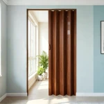 Lightweight PVC Folding Door with Smooth Operation and Modern Design