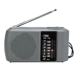 Portable AM FM Pocket Radio with Telescopic Antenna and Clear Sound Quality