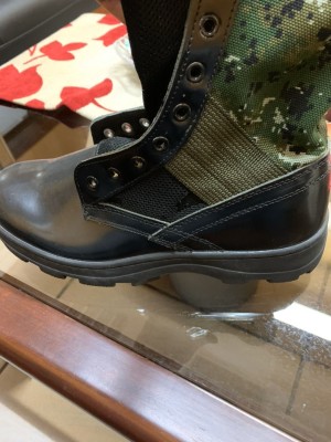 cow leather military shoes USD15/pair