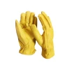 Customizable durable heat-resistant labor protection construction industry leather gloves