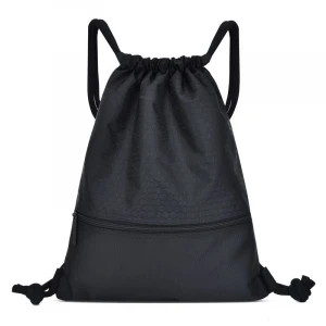 hot sale waterproof simple and elegant design drawstring backpack bag