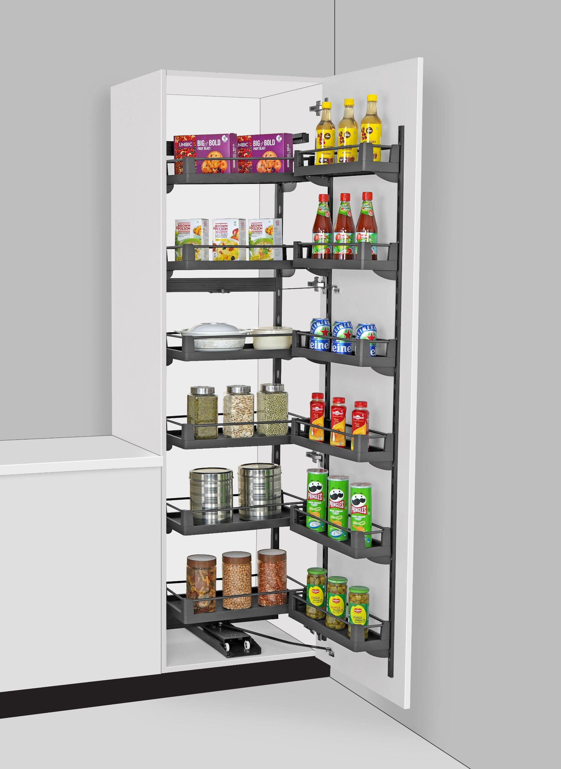 Buy Tandem Pantry Units Kitchen Pull Out Pantry Unit Tall