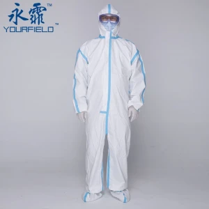 Sterile Disposable Medical Coveralls With Boot-covers