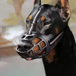 Dog Muzzle Pet mask anti-bite anti-barking muzzle on both sides of the reinforced large and small dog mouth cover