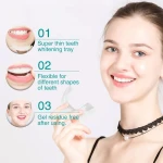 Wholesale Teeth whitening trays Mint Teeth Whitening Strips Peroxide OEM U Type Trays With Led Light For Teeth Sensitiv