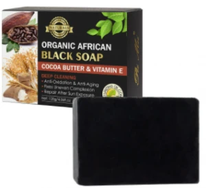 Deep Cleaning Bath Soap Exfoliate Skin Whitening Herbal Glycerin Coconut Handmade African Black Soap coco soap