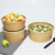 Import 500ml 750ml 1000ml 1100ml 1300ml Disposable Food Container Custom Printed Take Away Kraft Paper Fruit Salad Bowl With Lids from Pakistan