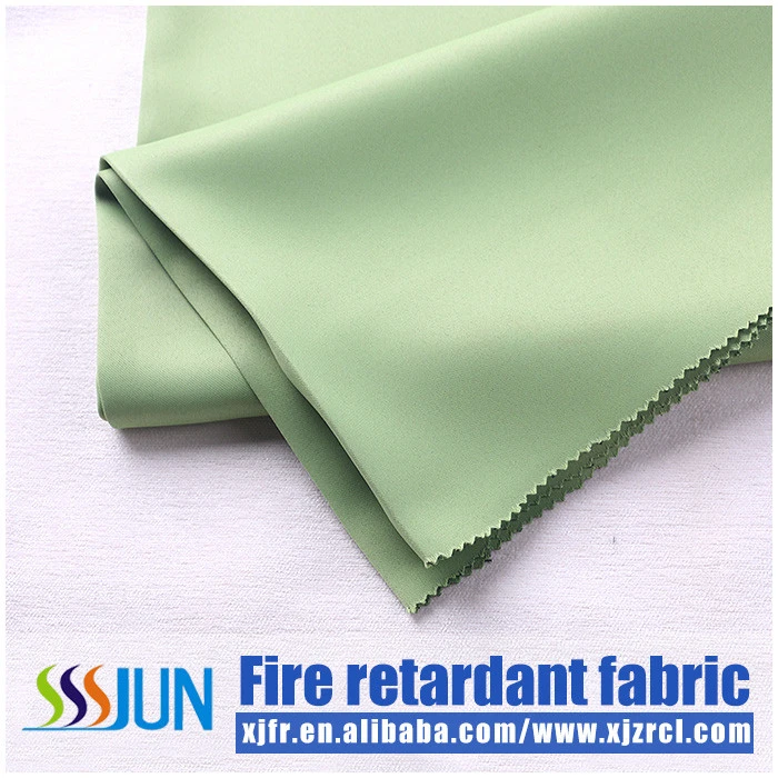 100% polyester fire retardant trevira yarn made blackout curtain fabric
