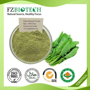 100% Pure Nature Dried Dehydtated Vegetable Spinach Powder