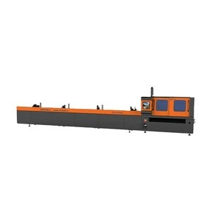 1000w round tube fiber laser cutter/cutting machine  with automatic loading