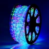 100m color changing led rope light Round 2 wire 11mm led rope light for outdoor decoration
