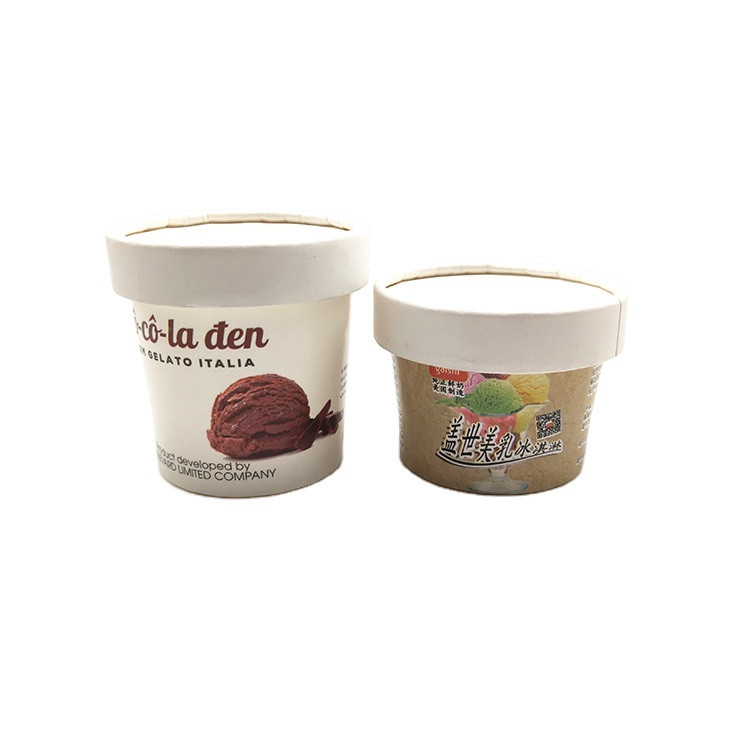 Buy 100ml Custom Frozen Yogurt Cups Good Quality Ice Cream Gelato Bowls ...