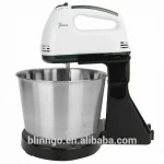 100W Electric 7 Speed Cake Stand Mixer Food Mixing Bowl Beater Dough Multi Blender (EU)