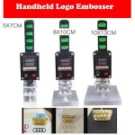 10*13cm Handheld leather wood paper embossing tool hot stamping machine tool manual logo embosser digital hot stamping machine