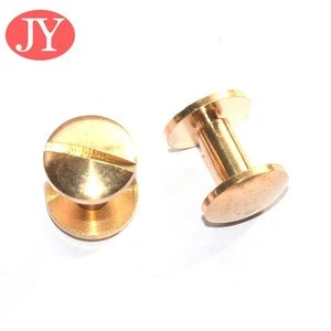 10*6mm 100% solid brass rivet copper rivet for men belt