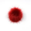 10cm long hair Colorful  Artificial fox Fur Ball pompom for Cell Phone Handbag Charm Car Key Ring  shoes