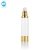 Import 10ml 15ml 20ml 30ml gold plastic bottle pump round acrylic bottle cosmetic airless bottle for skin care from USA