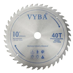 10&quot;  Wood cutting  blade fit for power circular saw, miter saw, panel saw
