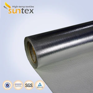 1200 degree heat insulation ceramic fiber glass cloth with stainless steel wire