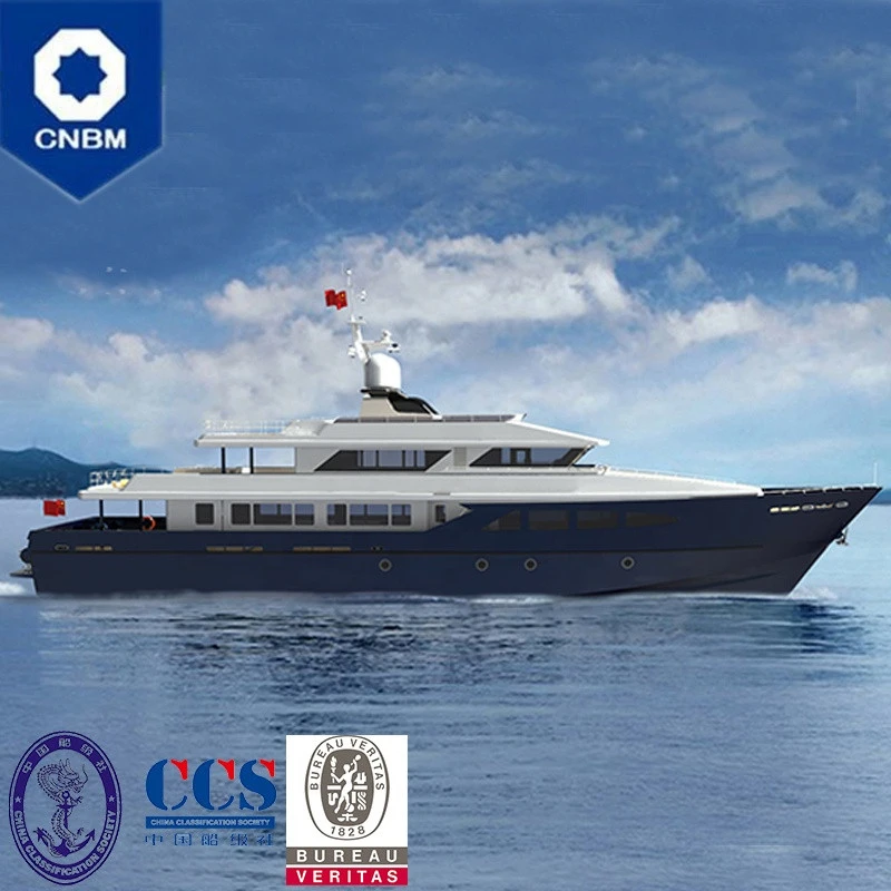 125ft 31.5 Knots Super Luxury Yacht Offshore Coast Guard Patrol Vessel Military Ship Deep V Hull Welded Aluminium Boat for Sale