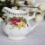 Import 15 pc European style country rose decal fine bone china coffee tea set from China