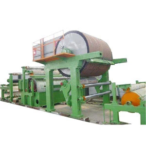 1575 mm Small Paper production line from waste paper and wood pulp Towel Tissue Paper Machine Production Line