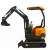 Import 1.8 Ton Earth Moving Machinery Micro Crawler Excavator 1800kg from China