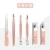 Import 18pcs Rose Gold Manicure Set Pedicure Knife Toe Nail Clipper Cuticle Dead Skin Remover Kit Stainless Steel Feet Care Tool Set from China