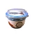 198g plastic pp yogurt cup with sealing aluminum foill lid and plastic spoon