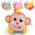 Import 1Pcs Fun Cartoon Animal Dog/Cat/Cattle/Lion/ Monkey  Wind Up Toy Mini Crawling Clockwork Classic Toys Newborn Baby Spring Toy from China