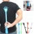 Import 2 in 1 Colorful Plastic  Back Scratcher Handshape Massager with Long  Shoe Horn from China