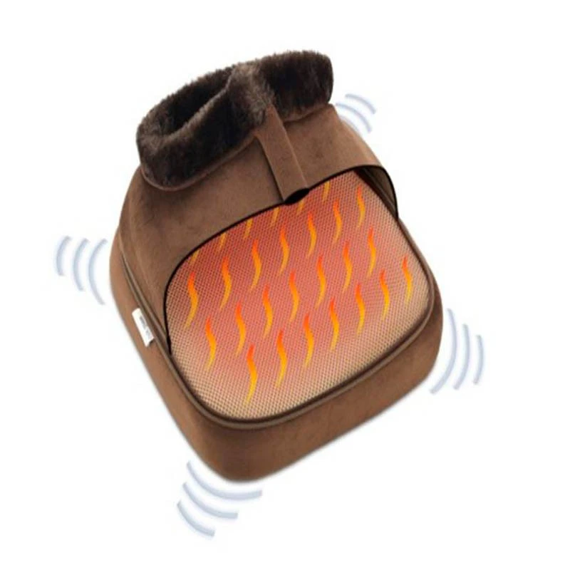 2 in 1 electric foot warmer comfortable velvet foot warmer for both men and women large slippers warm feet warm massage shoes