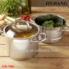 2-layer German stainless steel steamer and cooking pots