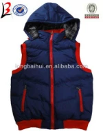 2015 padding winter children vest in apparel stock