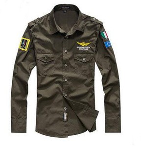 2016 New safety security guard uniforms cotton airline pilot uniform shirts for men