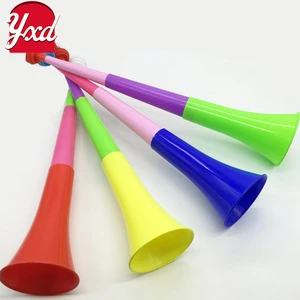 2018 low price plastic soccer fan horn custom promotional horn