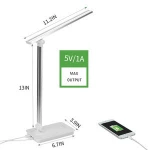 2019 Newest Eye-Caring Office Led Table Lamps with usb port with adjustable brightness