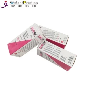 2019 Wholesale Cheap Custom Medical Ointment Straight Tuck End Pharmaceutical Medicine Pill Paper Packaging Box