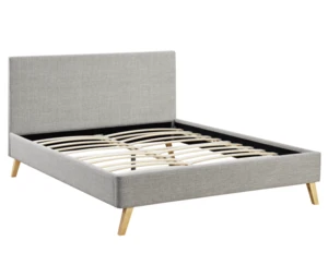 2020 1525 Modern Bedroom Furniture with adjustable headboard Fabric Bed
