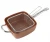 Import 2020 Amazon Trend As Seen on TV Non-Stick Aluminum Square Saucepan Fry Pan Copper Color Aluminum Frying Pan Set from China