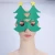 Import 2020 Custom design festival party mask felt christmas tree mask for kids women and men from China