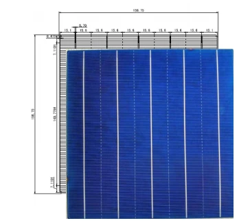 2020 Hot Sale Sunpower A Grade Bifacial Pv Solar Cells 125*125 for 500w solar panel mono 96 cells