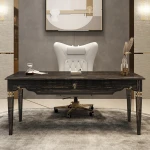 2020 luxury home office desk table modern wood home office furniture set computer desk workstation