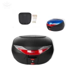 2020 New Electric Scooter's 42 L Large Tail Box Factory Supply Colorful PP Trunk Box for Motorcycle