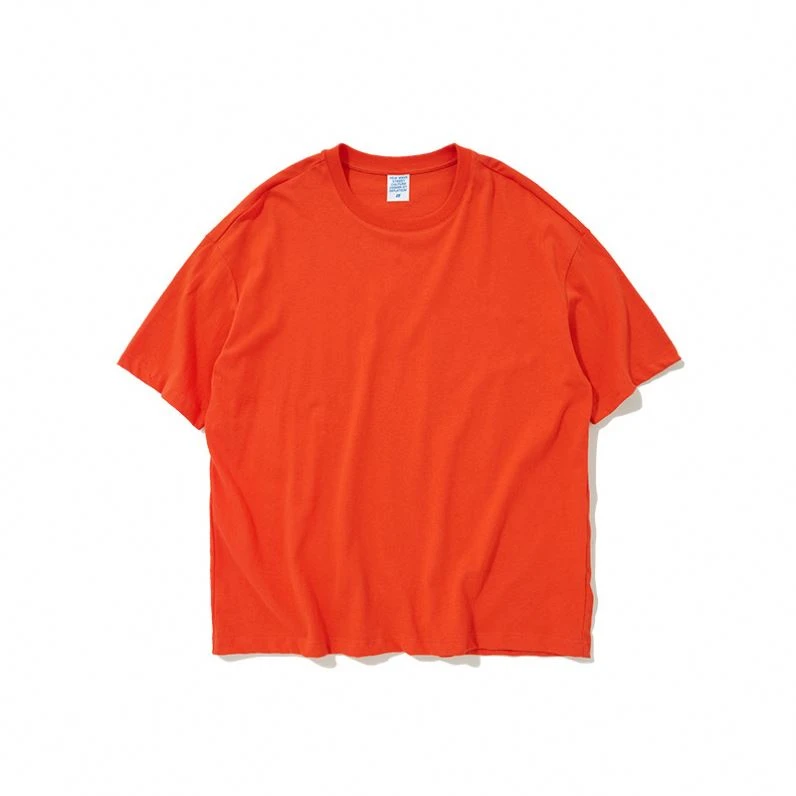 2020 spring premium 200g heavy unisex oversize Streetwear drop shoulder Tshirts Blank T Shirts Men in stock