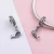 Import 2021 925 Sterling Silver Whale Cute Charm Bracelets Jewelry Hip Hop Custom Necklace Pendant from USA